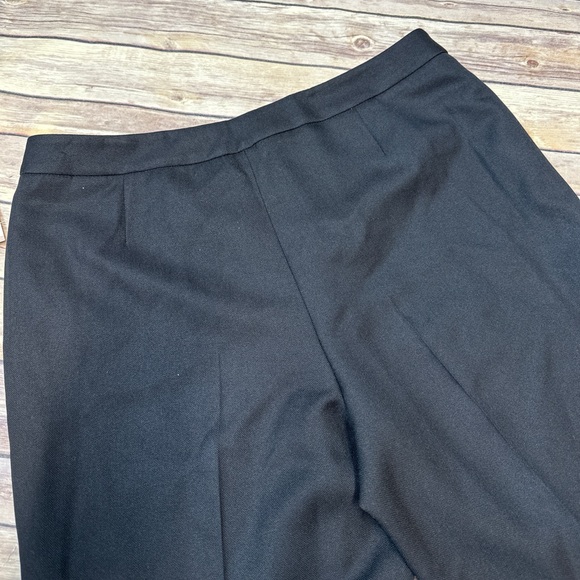 Le Suit Women’s black Herringbone Dress Pants Straight Leg 12 - Picture 3 of 5